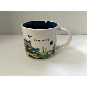 STARBUCKS KENTUCKY Mug You Are Here Collection YAH Coffee Mug 2014 14 oz EUC